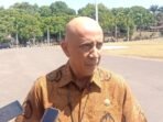 WAWANCARA : Kepala Biro Administrasi Hukum, Kepegawaian dan Humas IPDN Arief M. Edie saat memberikan keterangan pers kegiatan jam pimpinan IPDN.
